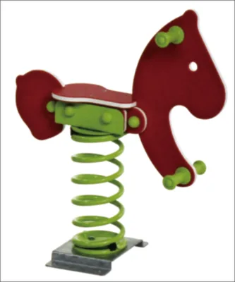 2025 Modern Outdoor Playground Hot Selling Cute Kids' Rocking Horse Featuring a Spring Rocking Chair for Fun Riding