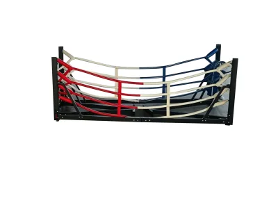 Factory Quick-Assembly Folding Boxing Ring Freestanding Movable Foldable Floor Ring Portable Kickboxing Ring