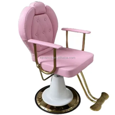 Salon Furniture Cheap Hairdressing Gold Vintage Hydraulic Vintage The Barber Chair Cheap Pink Salon Chairs Styling Chair