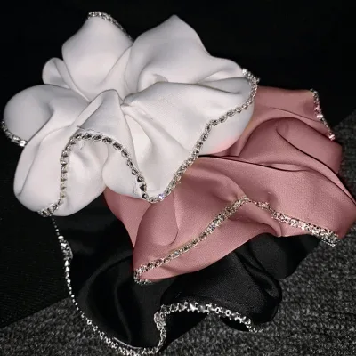 2021 Newest Hot Selling Ponytail Holder Women Hair Accessories Elastic Silk Hair Bands