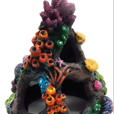 Volcanic Colored Coral Stone Aquarium Landscape Decoration Decoration