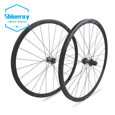 Road Bike Disc Brake Wheelset 32mm 40mm Opening Ultra-light 4 Bearing Hub 700C V Brake Bicycle Wheel