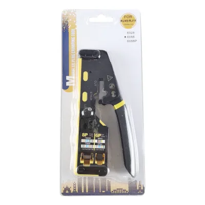 Through Hole 8P/6P Dual-Purpose Design Easy-To-Use Multi-Function Rj45 Network Cable Crimping Pliers