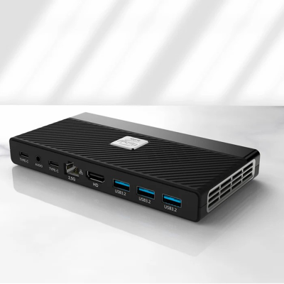 EGLOBAL Pocket Mini Pc with 12th Gen N100 with 16GB DDR5 Mini Computer WIN11 LINUX 4K Display PC for Office Home
