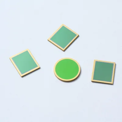 Silicon Infrared Detector Chip Ti/Au Metallized Electrode AR DLC Coating Silicon Photoelectric Sensor for Infrared Thermography