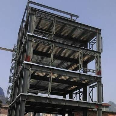 Low Cost Prefabricated  Multi-storeies Heavy Steel Structure Frame