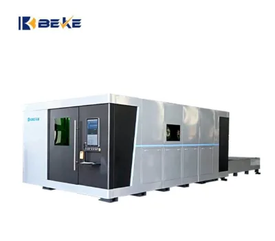 Fast Cutting Speed 4020-6KW Full Enclosed Fiber Laser Cutting Machine Sheet and Tube Process