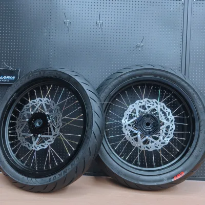 In Stock 2024 /2025 Ultra Bee Wheels  100/80-17 130/70-17 Wheel Kit Ebike Conversion 74V 55Ah  90 km/h Sutton Motorcycle Parts