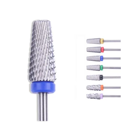 5 in 1 Nail Drill Bit for Electric Drill Machine 3/32" Shank Milling Cutter Fast Remove Acrylic or Hard Gel