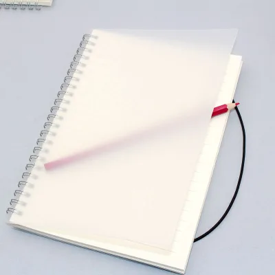 Transparent PP Cover Custom Blank Cover Student Portable A4 Notepad Notebook for Kids Student School Office