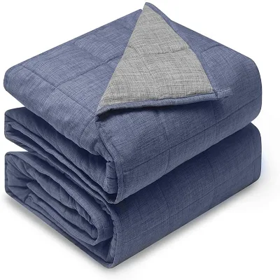 Autism Double Layer Throw Soft Thick Anxiety Sensory Weighted Blanket for Adults