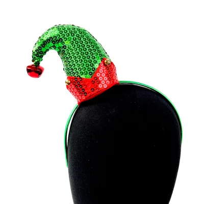 Factory-direct Sale of Christmas Sequin Headbands for Decoration. Christmas Decorative Headbands