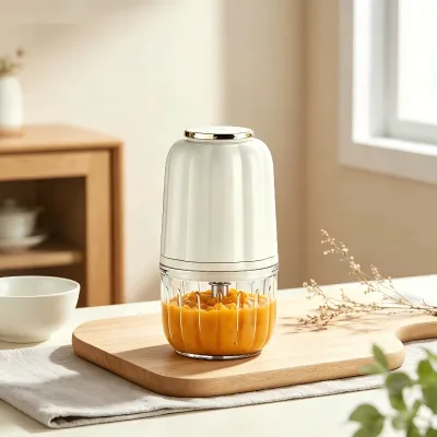 Multi Functional Electric Glass Kitchen Chopper Portable Meat Mincer Garlic Press Veggie Processor Quick Meal Prep
