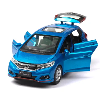 Diecast 1:28 Fit Model Car Metal Alloy Car High Simulation Pull Back Vehicles Cars Toys Gifts for Collection