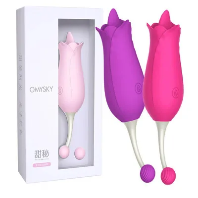 Sweet Secret Tongue Lick Vibrator Flower Spot Wet G Spot Clitoral Stimulation Female Masturbator Waterproof Vibrator for Womens