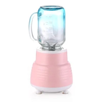 YD 4-Blade Personal Blender Mini Portable USB Electric Sport Juicer Cup Glass Household Use Bottle Mixer for Smoothies Juices