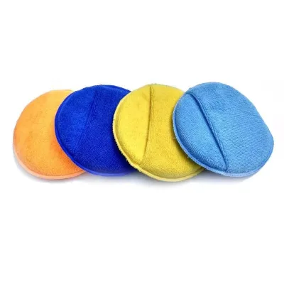 Zhenda Factory Wax Applicatior Microfiber Waxing Pads for Car Care