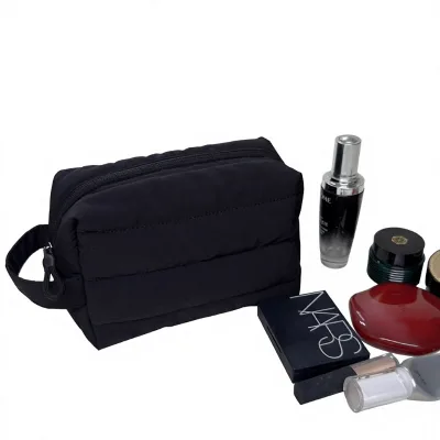 Great Value Men's Women's Large-Capacity Nylon Zipper Cosmetic Bag Portable Travel for Storage Handbag Pencil Case