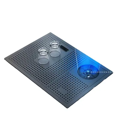 Commercial 304 Wash Basin Hidden Design Quality Black Color Cabinet Stainless Steel Kitchen Sink