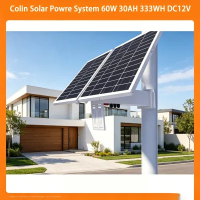 Amazing Price Solar DC5V 12V Power System for Smart Security Monitoring Off-Grid Solar Energy Solution with Battery Backup