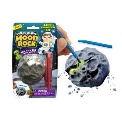Newest Product 2023 Custom Action Glow in Dark Figure Fossil Excavation Dig Alien Toy