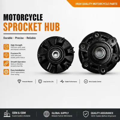Motorcycle Rear Wheel Sprocket Carrier Hub Assembly Bearing Motorcycle Accessories for Junak 907
