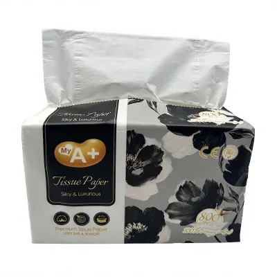Wholesale 100% Virgin Wood Pulp Tissue Paper Facial Tissue Customized 600pcs/800pcs Tissue Paper Napkin in Middle East