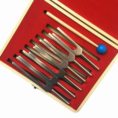 Yoga Chakra Tuning Fork 396 417 528 639 741 852hz Noise Makers 7 Chakra and 1 Soul Purpose Weighted Tuning Forks