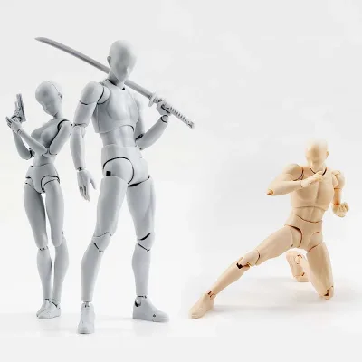 2021 Anime Figure Movable Figures Toy Body Kun Body Chan Action Figure Collectible Model Toys Draw Sketch Painting Mannequin Toy