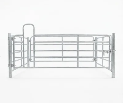 Galvanized Heavy Duty Fence Doors Gate with Anti Deformation Structure for Safe Isolation and Access Control in Livestock Farms