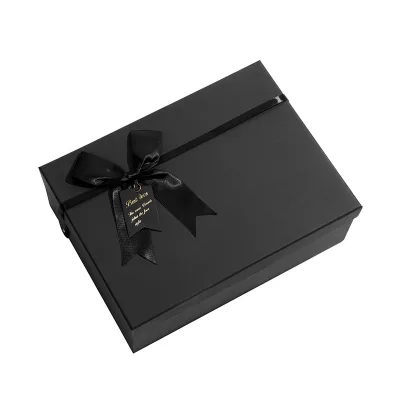 Wholesale Modern Luxury Rectangle Kraft Paper Jewelry Box with Lid Base Recyclable Custom Color Gift Packaging