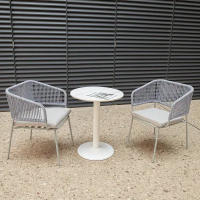 Customised High Quality Outdoor Round Rattan Furniture Bistro Garden Rattan Sofa Set