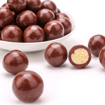 Hot Selling Bulk Cocoa Sandwich Chocolate Childhood Snack Food Cake Decoration Chocolate Coated Chocolate Candies