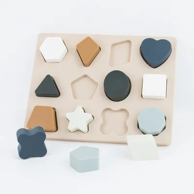 Wholesale BPA Free Non-Toxic Baby 3D Building Blocks Toddler Chewing Blocks Montessori Toys