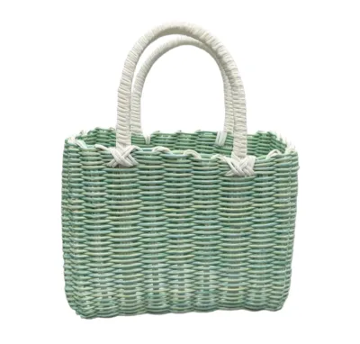 Pvc Straw Picnic Tote Bag Beach Handbag Travel Shopping Tote Rattan Wicker Bags Portable Straw Bag