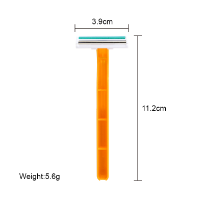 Disposable Razor 2 Blade Imported Stainless Steel Blade Long Handle Razors for Men