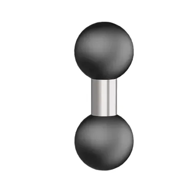 1" Ball Adapter Ball Mount Holder Double Heads 25.4mm Compatible for B Size Double Socket Arm GPS Brackets TPU Stainless