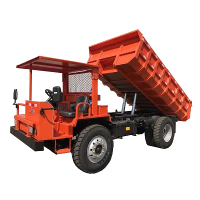 2026 New ZHENGZHOU KEPAI MDT 6 Ton Diesel Manual Dump Truck Underground Mining 4x4 Drive Wheel Right Euro 3 ABS/ESC Rear Camera