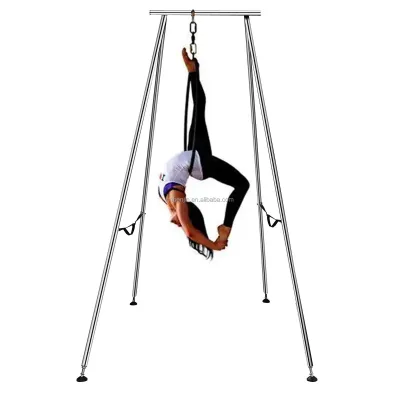 Outdoor Adjustable Height Portable Aerial Training Hammock Yoga Stand Bear Weight of 300Kg