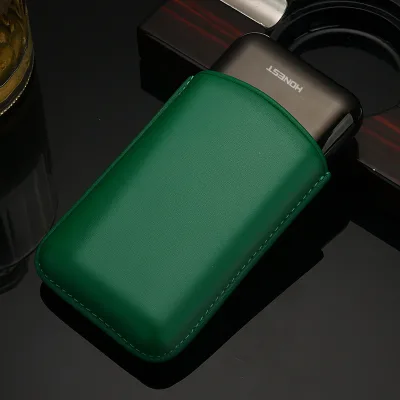 Cigar Travel Case with Leather Finish Compact, Durable and Stylish for Outdoors