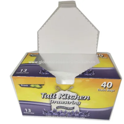 Drawstring trash bags for kitchen use