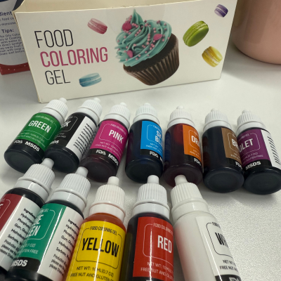 Food Grade 12colors 10ML Food Coloring Gel Edible Colorant for Cake Cream Fondant Macaron Decoration