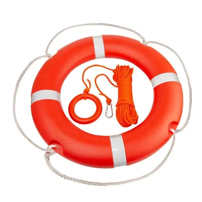Professional 2.5kg 4.3kg Marine lifebuoy lifebuoy Swimming Flood Prevention Ships Security Safe Use CCS Life Buoys