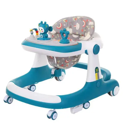 Factory Price Adjustable Height Baby Carriage Plastic Toddler Walker for Baby