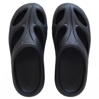 Wholesale Thick Bottom Hollow Out Beach Slippers BF-7002-1 Anti Slip Quick Dry EVA Rubber Outsole Shower Sandals for Men Women