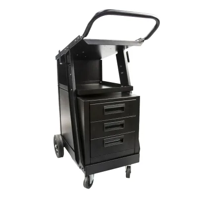 Portable Foldable Multi-Functional Storage Rack Tool Cart with Spinner Wheels IP67 Rated for MIG Welding