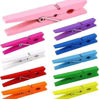 Stocked Wholesale Custom Variety Sizes Wood Pegs Mini Clothes Pins Small Wooden Clothespins for Photo Crafts DIY Project