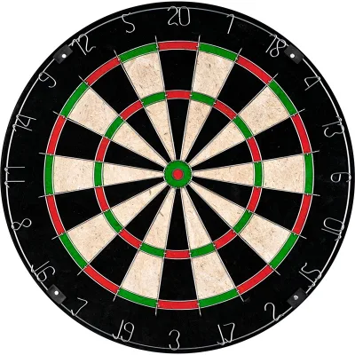 18'' Round Dartboard Natural Chinese Hemp Single Board Customizable Kids Eco-Friendly Target Game Durable Training Tool Gift