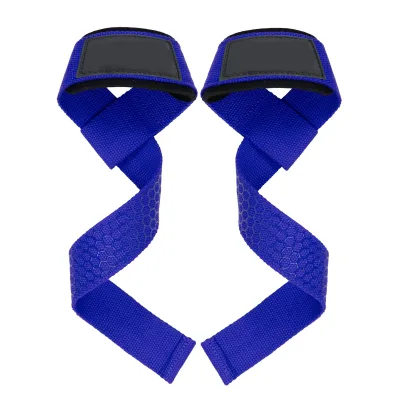 Custom Heavy-duty Stitching Straps Para Gym Padded Cotton Lift Straps for Weightlifting Support