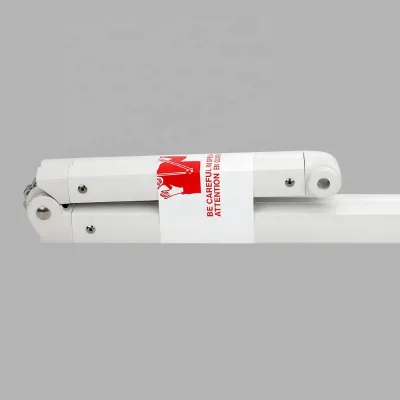 Competitive Rate Aluminum Wall Fix Strengthen Awning Curved Arm Bent White Awning Bent Arms